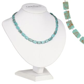 Jade Mosaic Rectangles Full Necklace