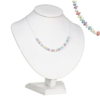 Summer Agate Waves Links Necklace