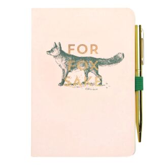 Vintage Sass ‘For Fox Sake’ Notebook & Pen