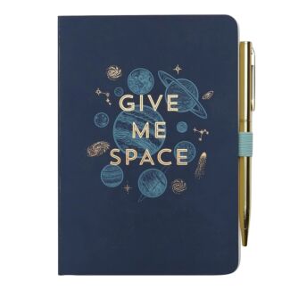 Vintage Sass Notebook with Pen Give Me Space DW Collective