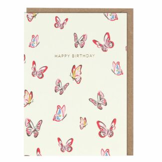 ‘Butterflies’ Birthday Card
