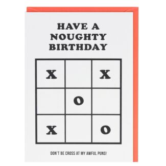 All Fun & Games ‘Noughty’ Birthday Card