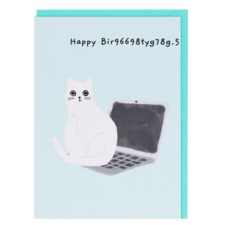 Ken the Cat ‘Happy Bir9669’ Birthday Card