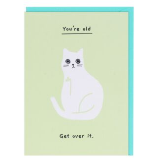 Ken the Cat ‘You’re Old’ Greetings Card