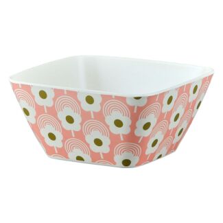 Lollipop Flower Bubblegum Bamboo Bowl 