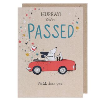 Pick ‘N’ Mix ‘Hurrah You’ve Passed’ Driving Test Congratulations Card