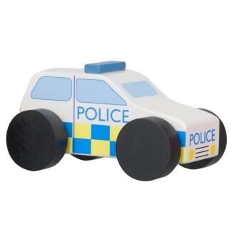 Wooden Police Car Toy