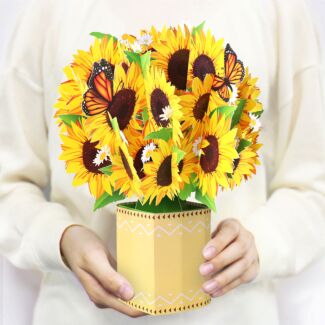 Florever ‘Sunflowers’ Large Pop-Up Flower Bouquet Card