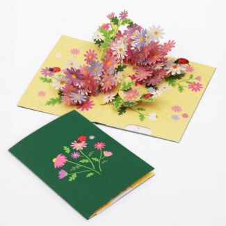 Kirigami ‘Field Flowers’ 3D Pop-up Card