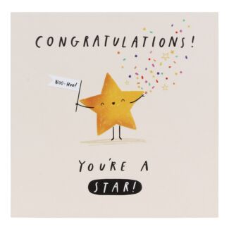 Star Congratulations Card