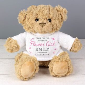 Personalised Girls Teddy Bear