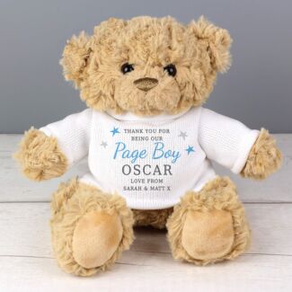 Personalised Boys Teddy Bear