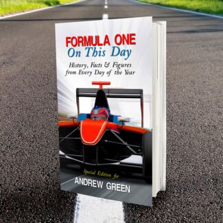 Personalised Formula One On This Day Book 