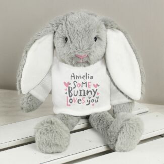 Personalised ‘Some Bunny Loves You’ Bunny Rabbit