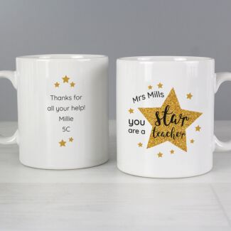 Personalised Star Teacher’s Mug