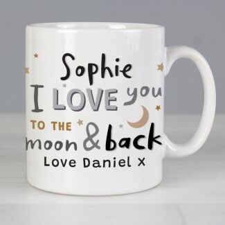 Personalised ‘To The Moon and Back Mug’