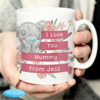 Personalised Floral Mug