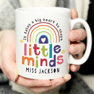 Personalised Teacher ‘Shape Little Minds’ Ceramic Mug