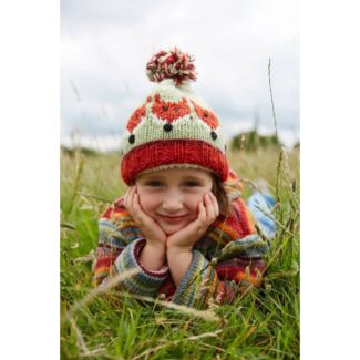 Kids Bobble Hat Fox