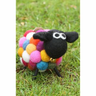 Ziggy The Psychedelic Sheep Woollen Ornament