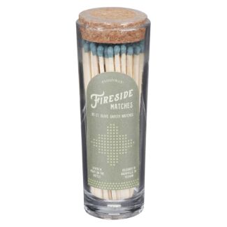 Fireside 85 Tall Safety Matches Olive Green