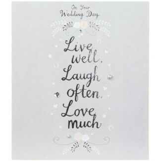 Love & Laughter Wedding Card