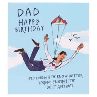 Bowling For Soup Parachute Dad Birthday Card