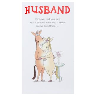 Funny Farm Special Something Husband Birthday Card