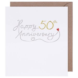 Mimosa 50th Anniversary Card