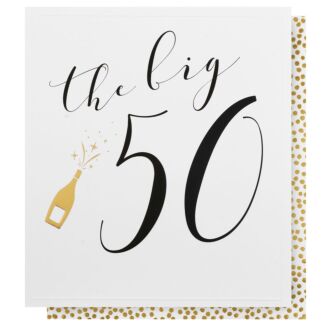 Orchid 50th Birthday Card