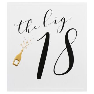 Orchid 18th Birthday Card