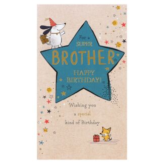 Pick 'N' Mix Star Brother Birthday Card