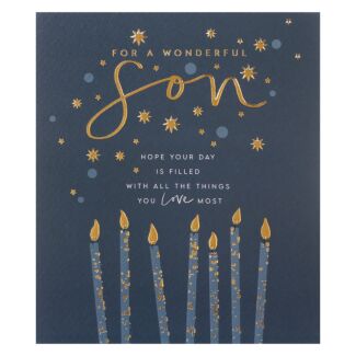 Reflections ‘Son’ Candles Birthday Card