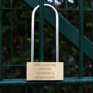 Personalised Engraved Padlock