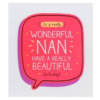 Wonderful Nan Birthday Card