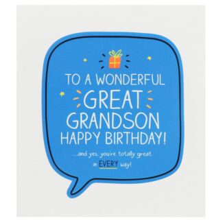 Great Grandson Birthday Card