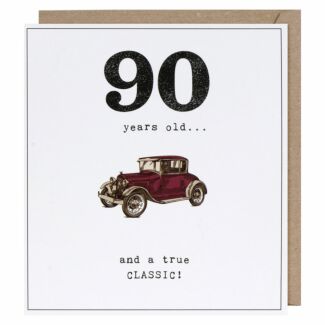 Etched 90 True Classic Birthday Card