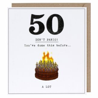 Etched 50 You’ve Done This Before Birthday Card
