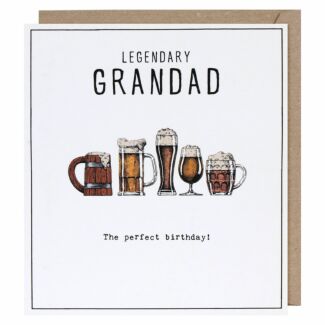 Etched Legendary Grandad Birthday Card
