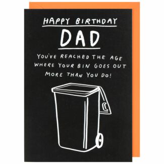Cuckoo Your Bin Goes Out Dad Birthday Card