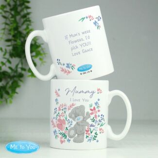 Personalised Flower Mug