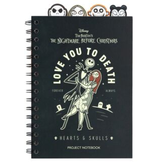 The Nightmare Before Christmas A5 Project Notebook