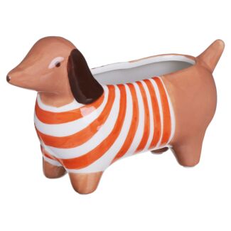 The Bright Side Dachshund Plant Pot