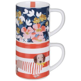 The Bright Side Set of Two Stackable Mugs 