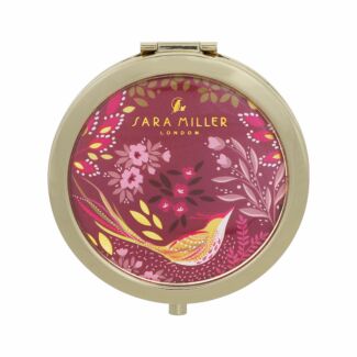 Haveli Garden Plum Songbird Compact Mirror