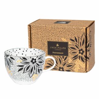 Artisanne Noir Lotus Mug