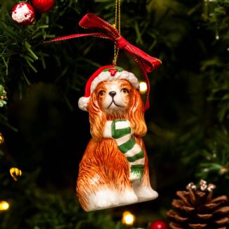 Christmas Tree ‘King Charles Spaniel’ Hanging Tree Ornament