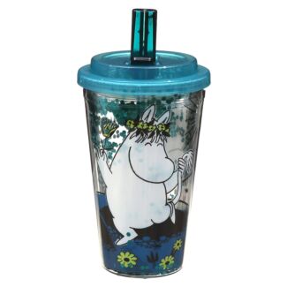 Glitter Travel Cup with Straw