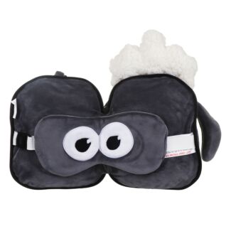 Relaxeazz Plush Travel Pillow & Eye Mask