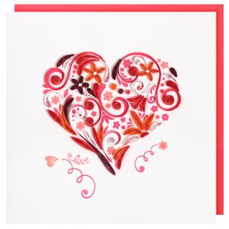 Quilling ‘Heart Fantasy’ Card